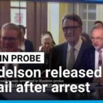 Former UK ambassador Mandelson released on bail after