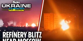 Ukraine unleashes massive drone onslaught on Putin's Ryazan oil refinery
