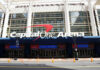 Exterior view of Capital One Arena in Washington D.C.