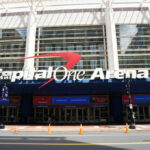 Exterior view of Capital One Arena in Washington D.C.