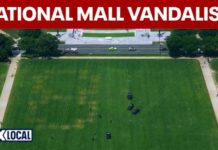 '86 47' appears on National Mall, US park police investigating