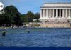 President Trump claims vandals are responsible for Reflecting Pool problems