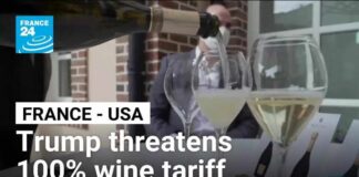 Trump threatens 100% tariff on French wines unless digital tax dropped • FRANCE 24 English