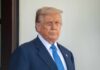Beirut Standoff: Trump Slams The Brakes A man in a suit with a serious expression standing outdoors