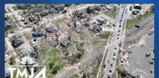 Devastating tornado damage in Wisconsin
