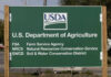 Fertilizer Shock: Washington Rolls Dice Again Sign for the U.S. Department of Agriculture listing various services