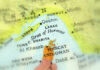 Strait Standoff Slams Oil Markets Map highlighting the Strait of Hormuz and surrounding regions
