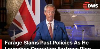Reform Leader Nigel Farage Unveils Operation Fortress To Stop UK Channel Crossings | DWS News | AC14