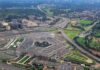 The Pentagon building seen from above