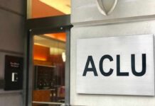 ACLU office entrance sign
