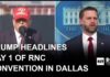 President Trump to headline day 1 as Republican midterm convention begins in Dallas