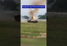 Training Drill ERUPTS — Tank Blows Mid-Fire Bangladesh Army Type 59 Tank Explodes During Live-Fire Exercise