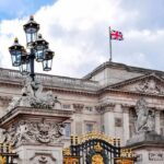 Shocking Diana Quote Triggers Palace Backlash Buckingham Palace facade with Union Jack flag and ornate gate