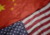 Panic Button: US – China Build AI Hotline China and United States flags overlapping