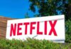 Netflix sign at outdoor campus