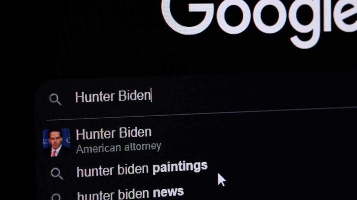 computer screen showing a search engine query with suggestions
