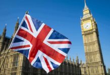 Brexit Brawl Reloaded – Macron Taunts Britain Union Jack flag with Elizabeth Tower in the background