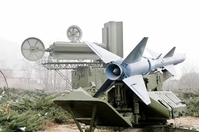 shutterstock_42426766 surface-to-air missile on a mobile launcher
